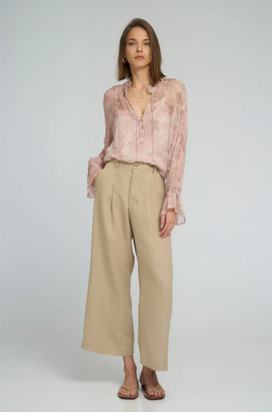 Lilya Harvest Moon Blouse - Monet floral Print