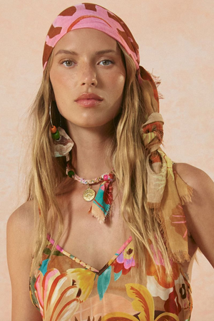 Spell Birth Of Venus Travel Scarf/Sarong - Caramel