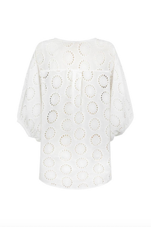 Spell Yaya Lace Blouse - Antique White