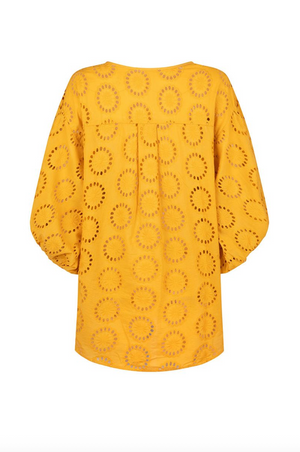 Spell Yaya Lace Blouse - Golden Sun