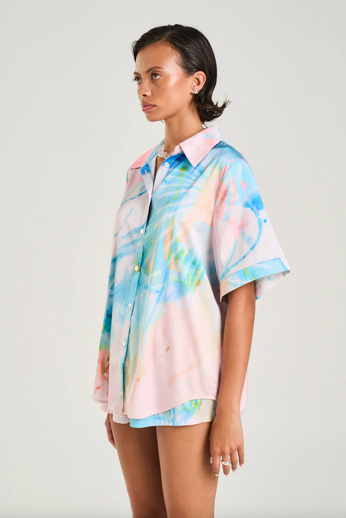 Summi Summi Button Up Shirt - Medusa Phase