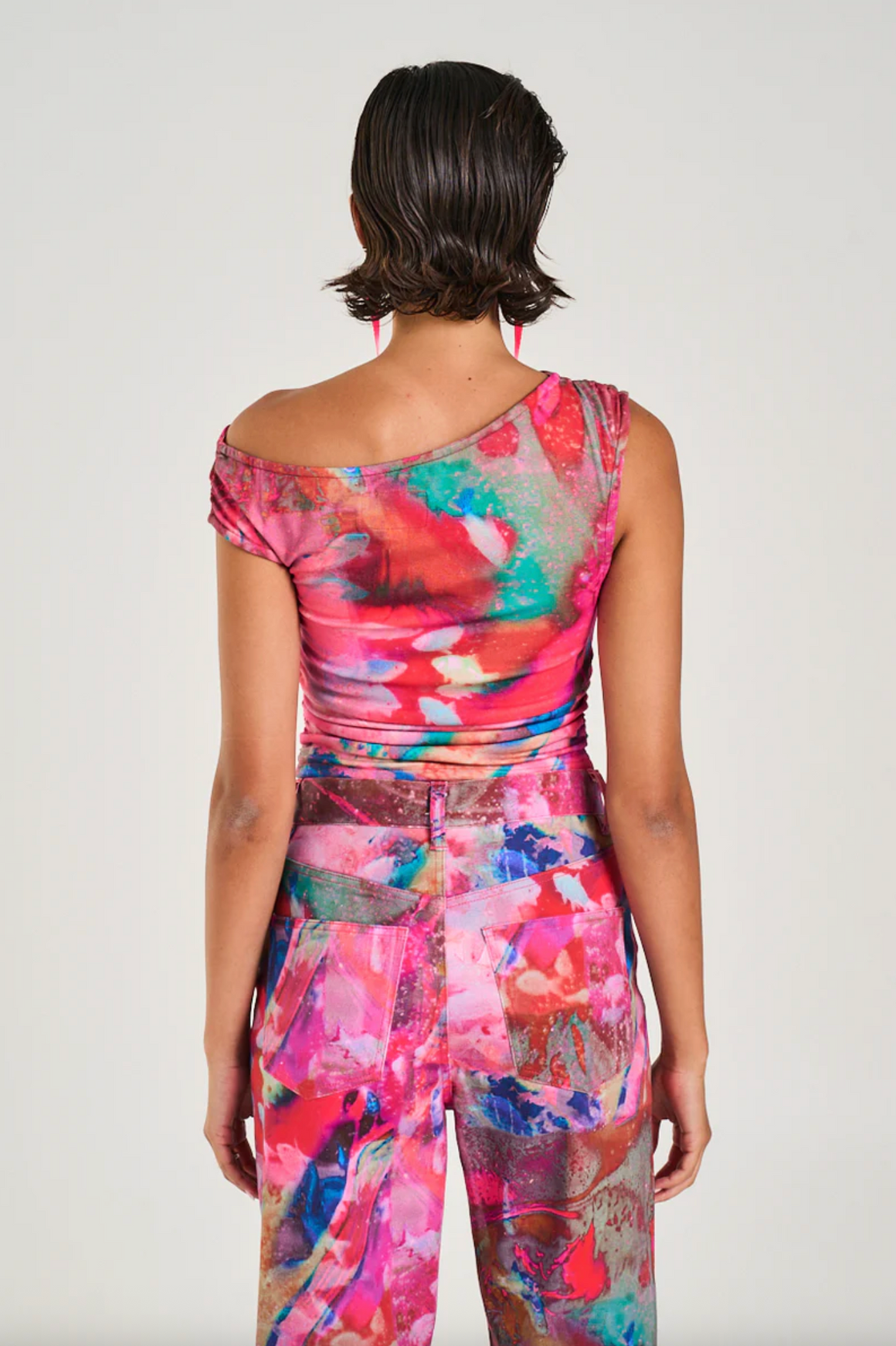 Summi Summi Off Shoulder Top - Fish Tank