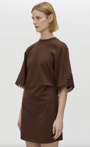 Camilla and Marc Lolani Mini Tee Dress - Chocolate