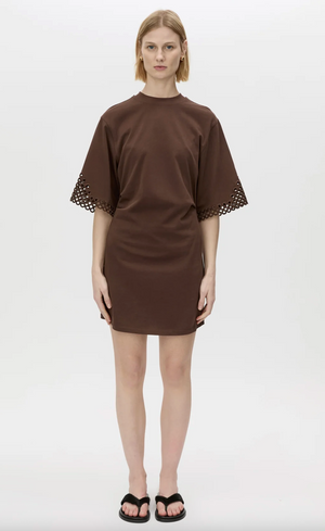 Camilla and Marc Lolani Mini Tee Dress - Chocolate
