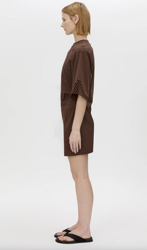 Camilla and Marc Lolani Mini Tee Dress - Chocolate