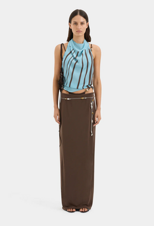 SIR. Rioja Halter Scarf Top - (PRE ORDER)