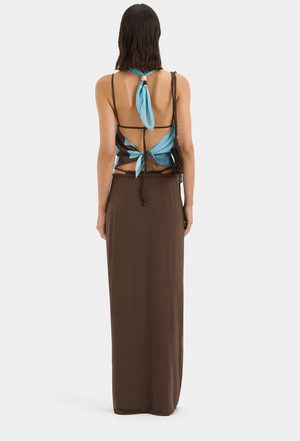 SIR. Rioja Halter Scarf Top - (PRE ORDER)