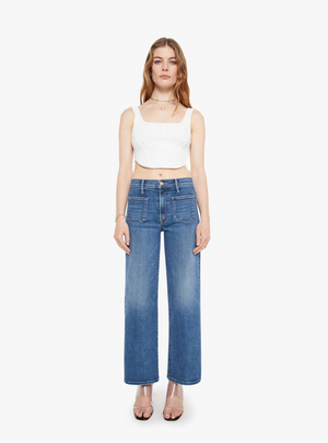 Mother Denim The Patch Pocket Mid Rise Maven Ankle - Lets Split