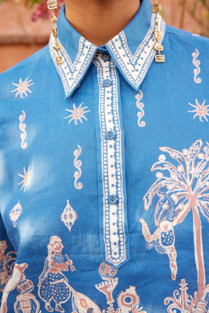 Alemais Acacia Cropped Shirt