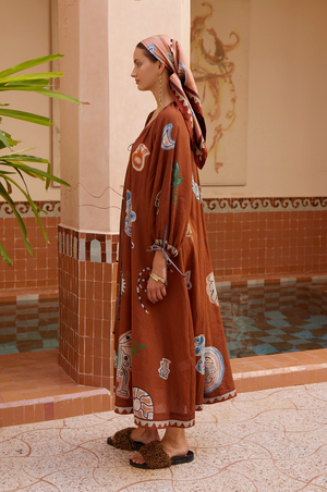 Alemais Laurence Tie Front Shirtdress