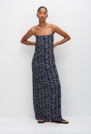 Matteau Square Cami Midid Dress - Palermo
