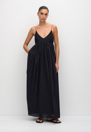 Matteau Voluminous Bralette Dress - Black