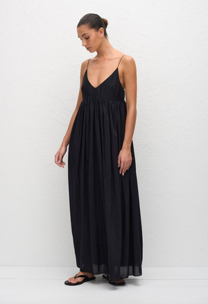 Matteau Voluminous Bralette Dress - Black