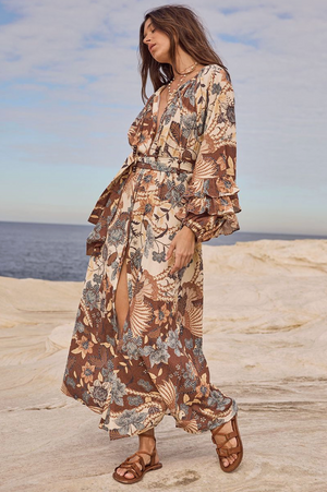 Spell Volcano Goddess Gown - Coconut