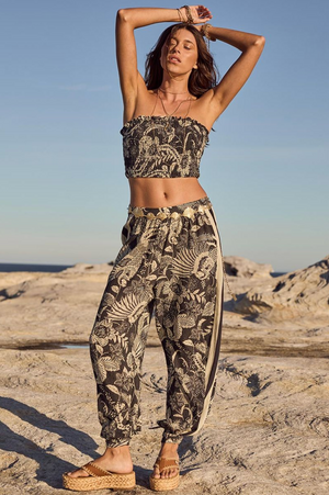 Spell Volcano Goddess Harem Pant - Liquorice