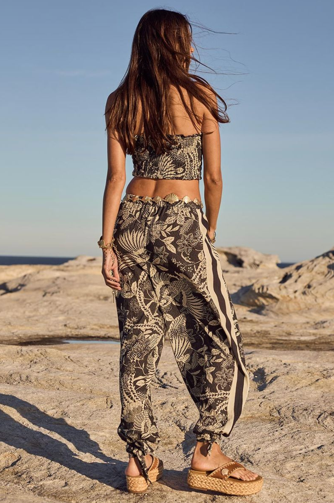 Spell Volcano Goddess Harem Pant - Liquorice