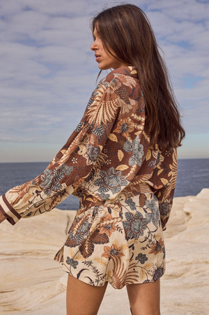 Spell Volcano Goddess Shirt Dress - Coconut