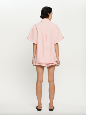 Kivari Celene Denim Short - Soft Pink