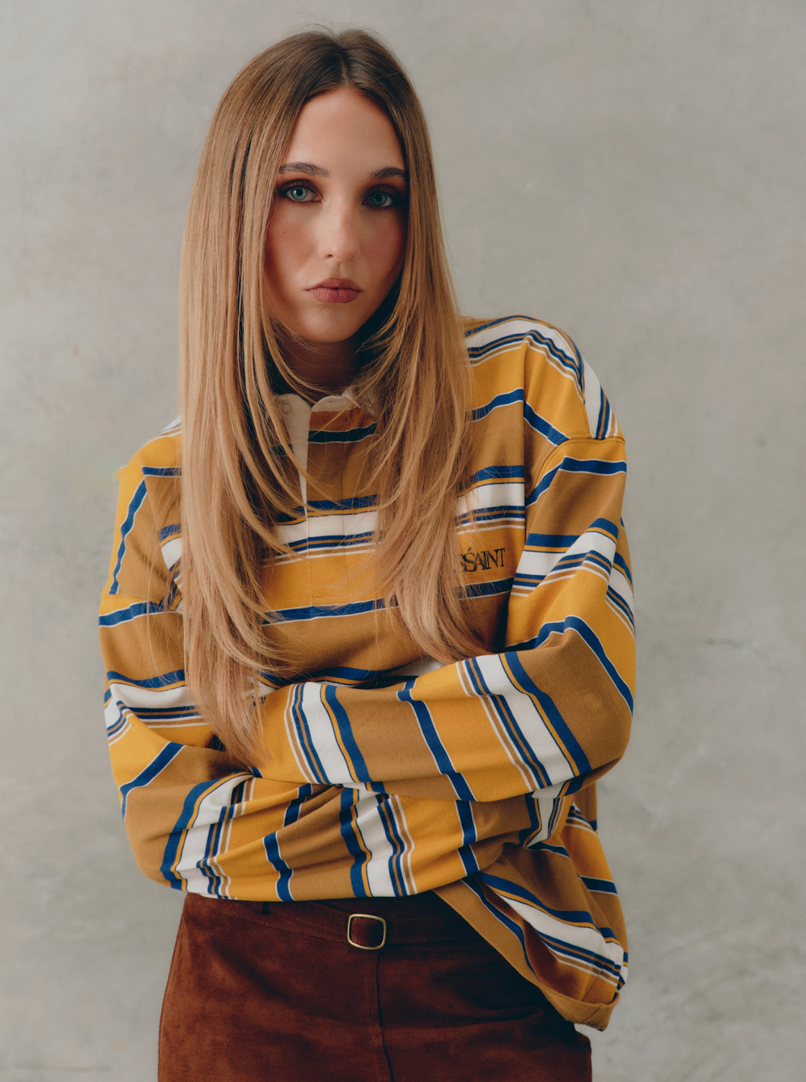 Ssaint Rugby Polo - Yellow