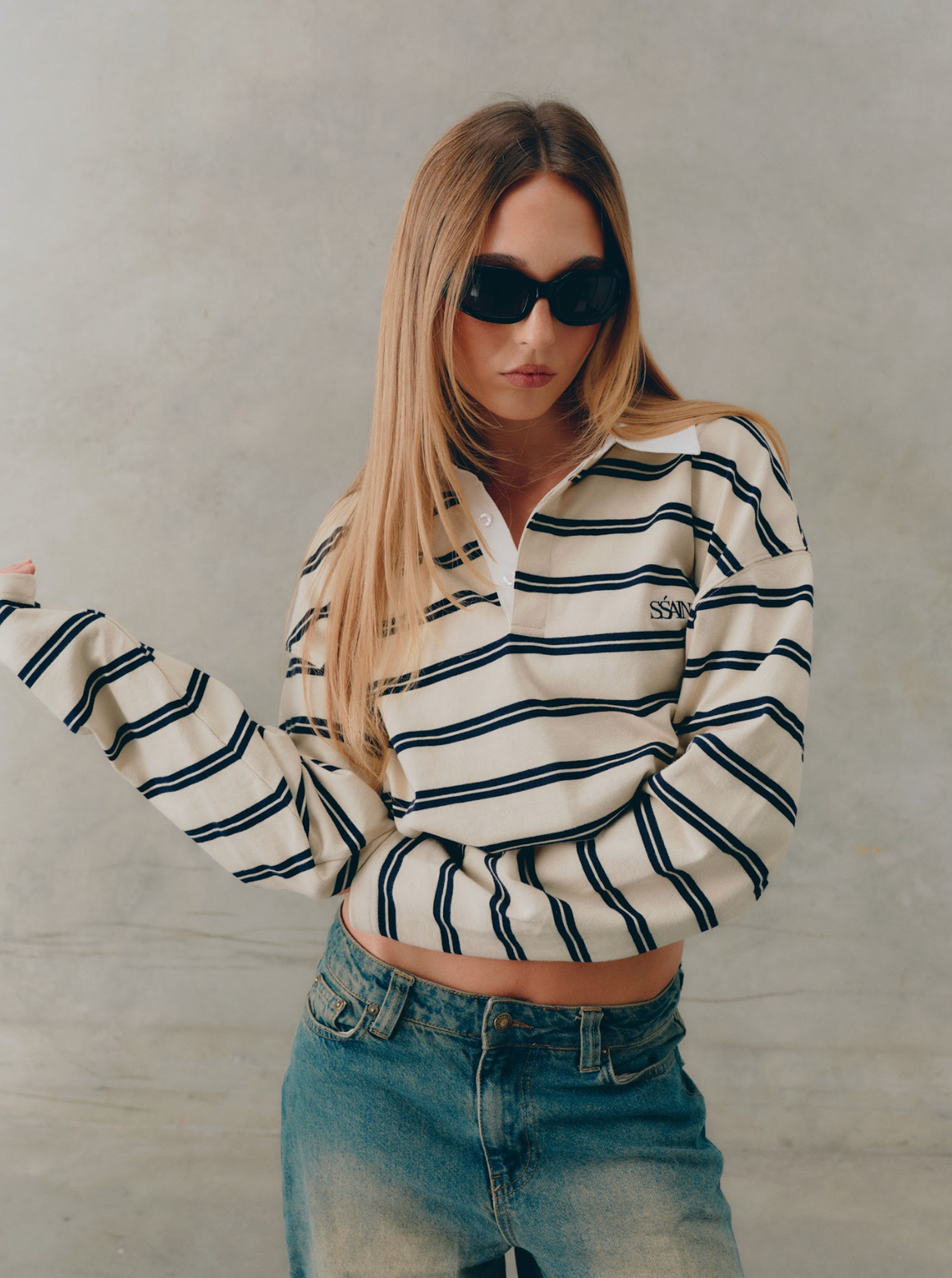 Ssaint Ryder Rugby polo - Cream