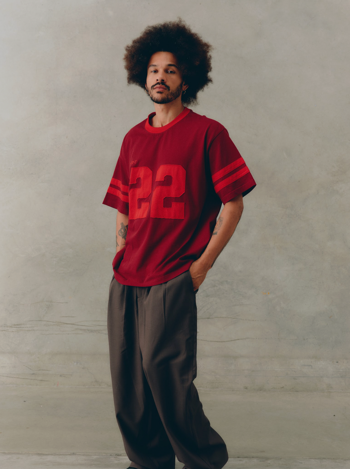 Ssaint Red 22 Tee