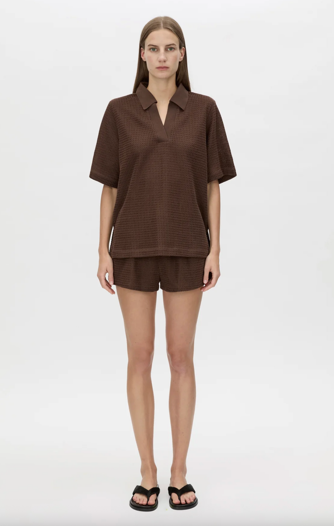 Camilla and Marc Turrell Short - Chocolate