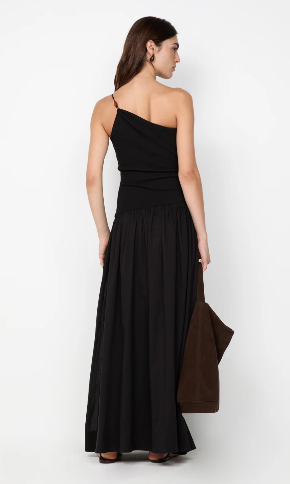 Bec and Bridge Sabrine Asym Maxi Dress - Black