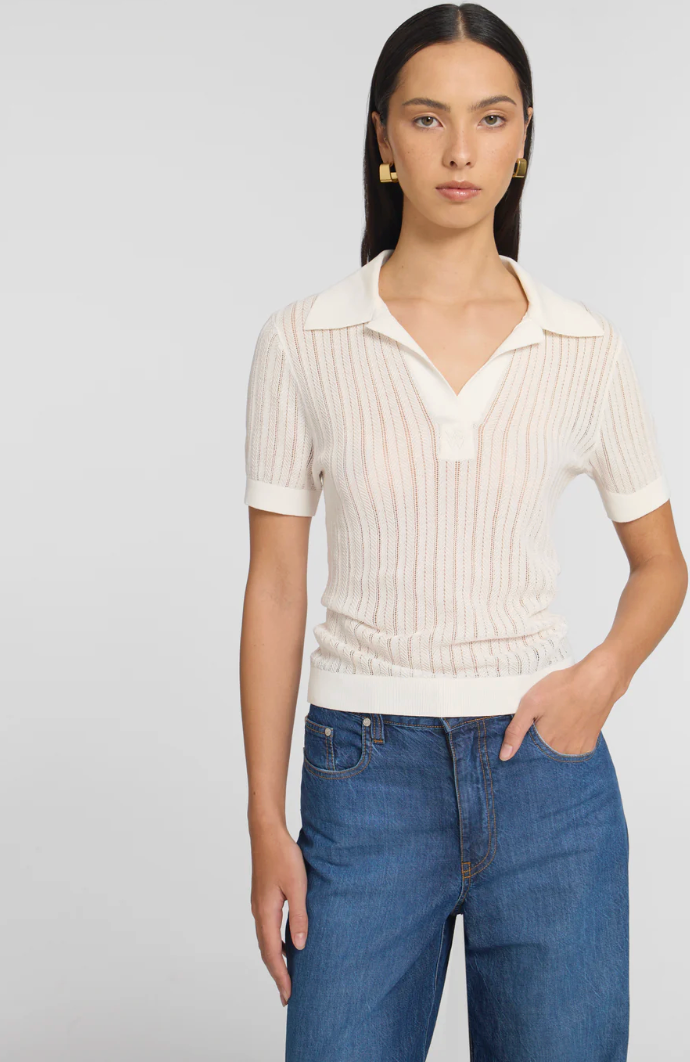 Viktoria & Woods Wisteria Polo - Ivory