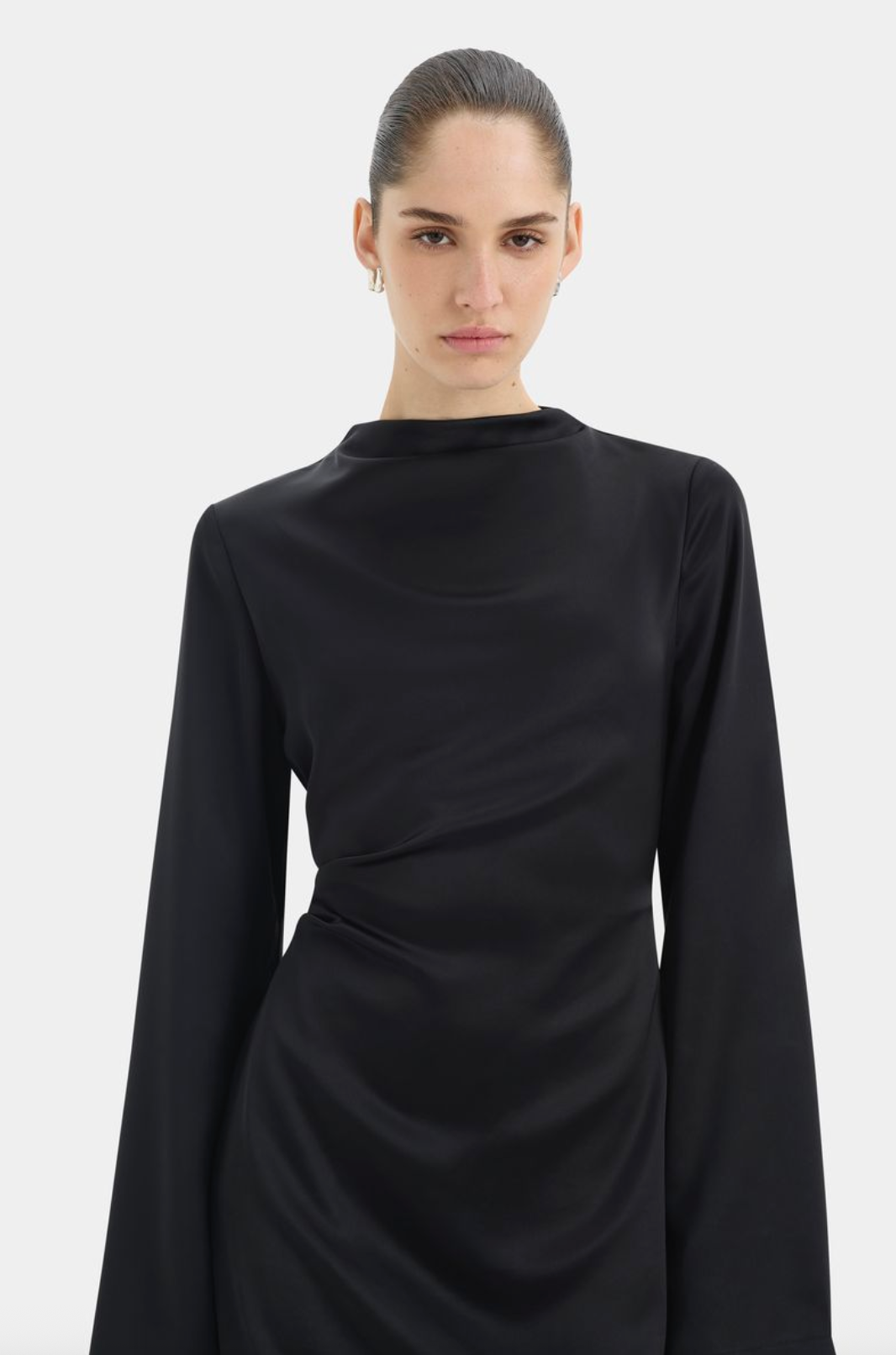 SIR. Yasmine Long Sleeve Mini Dress - Black - Nik and She SIR. Yasmine Long Sleeve Mini Dress - Black - Nik and She