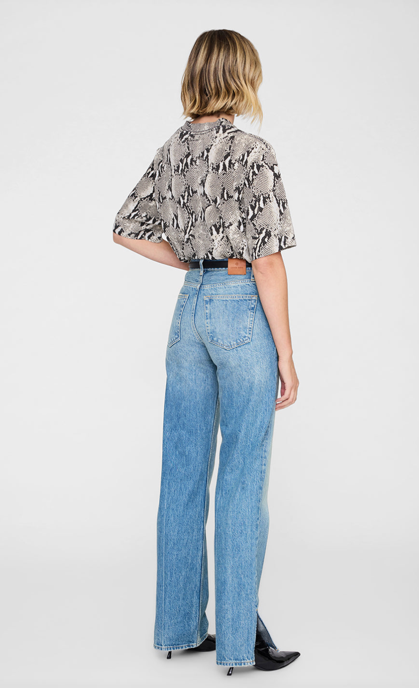 Anine Bing Avi Tee - Washed Python