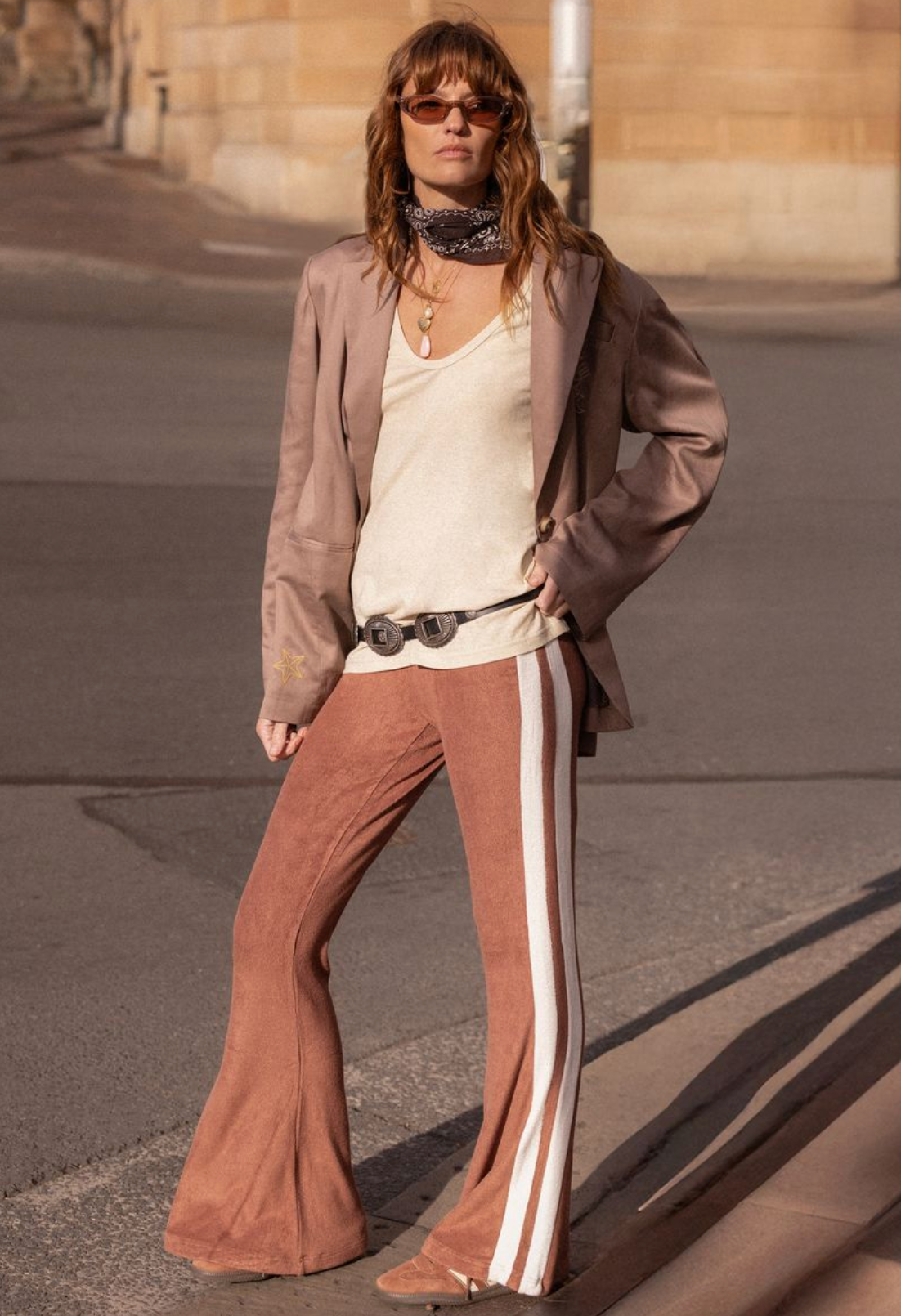 Spell Luciana Terry Flares - Chocolate