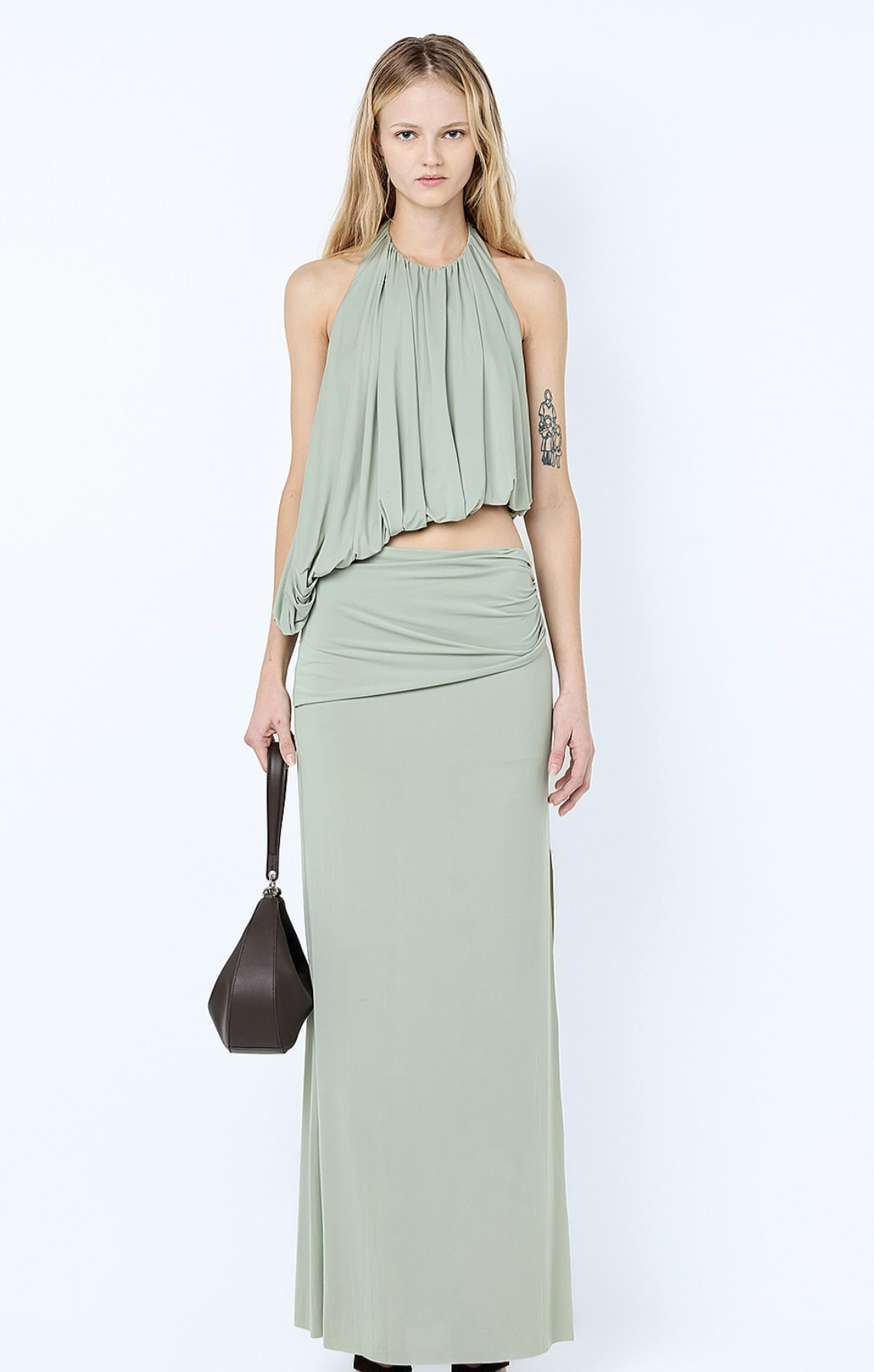 Bec and Bridge Cadence Racer Maxi Dress - Pistachio