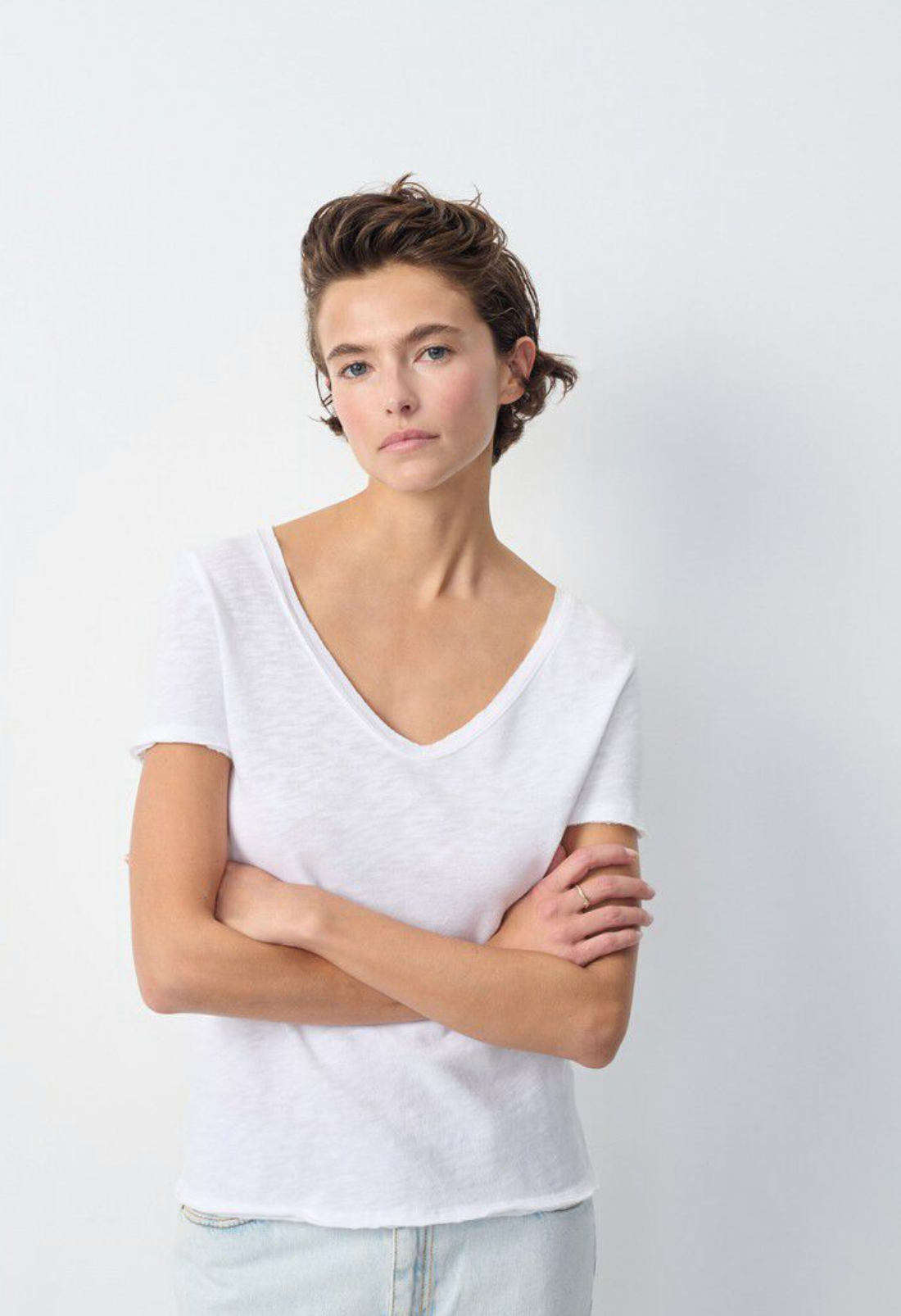 American Vintage Womens T-Shirt Sonoma - White