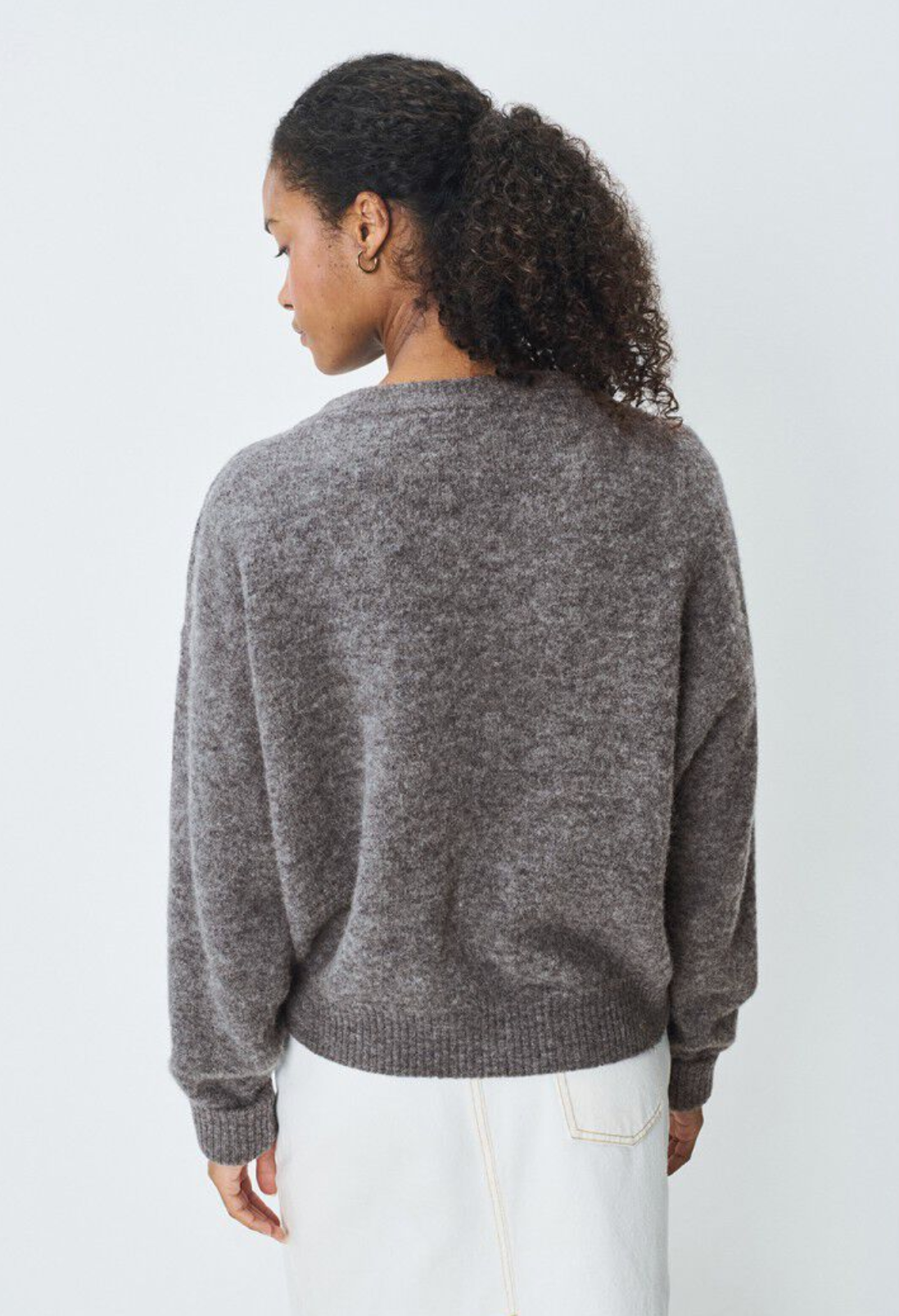 American Vintage Womens Jumper Vitow - Steel Melange