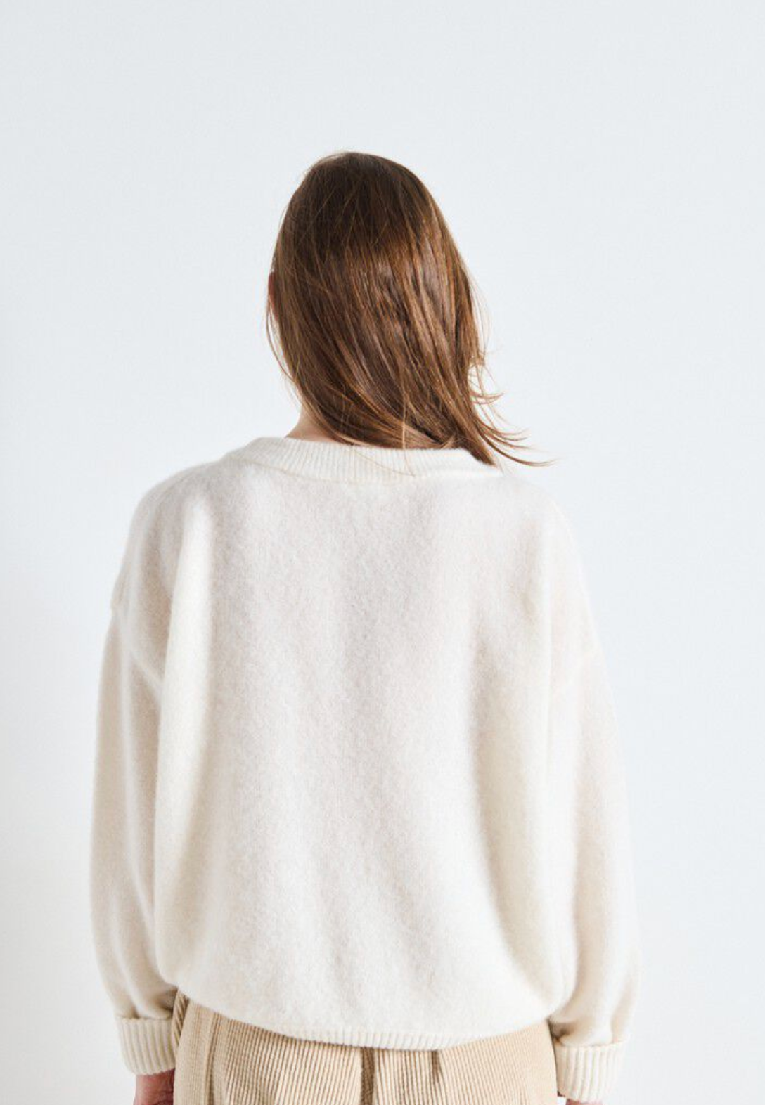 American Vintage Womens Jumper Vitow - White