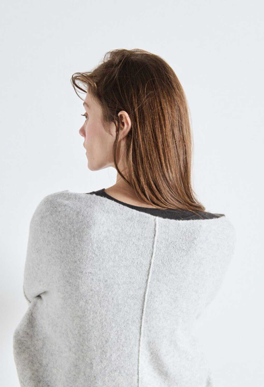 American Vintage Womens Jumper Damsville - Heather Grey