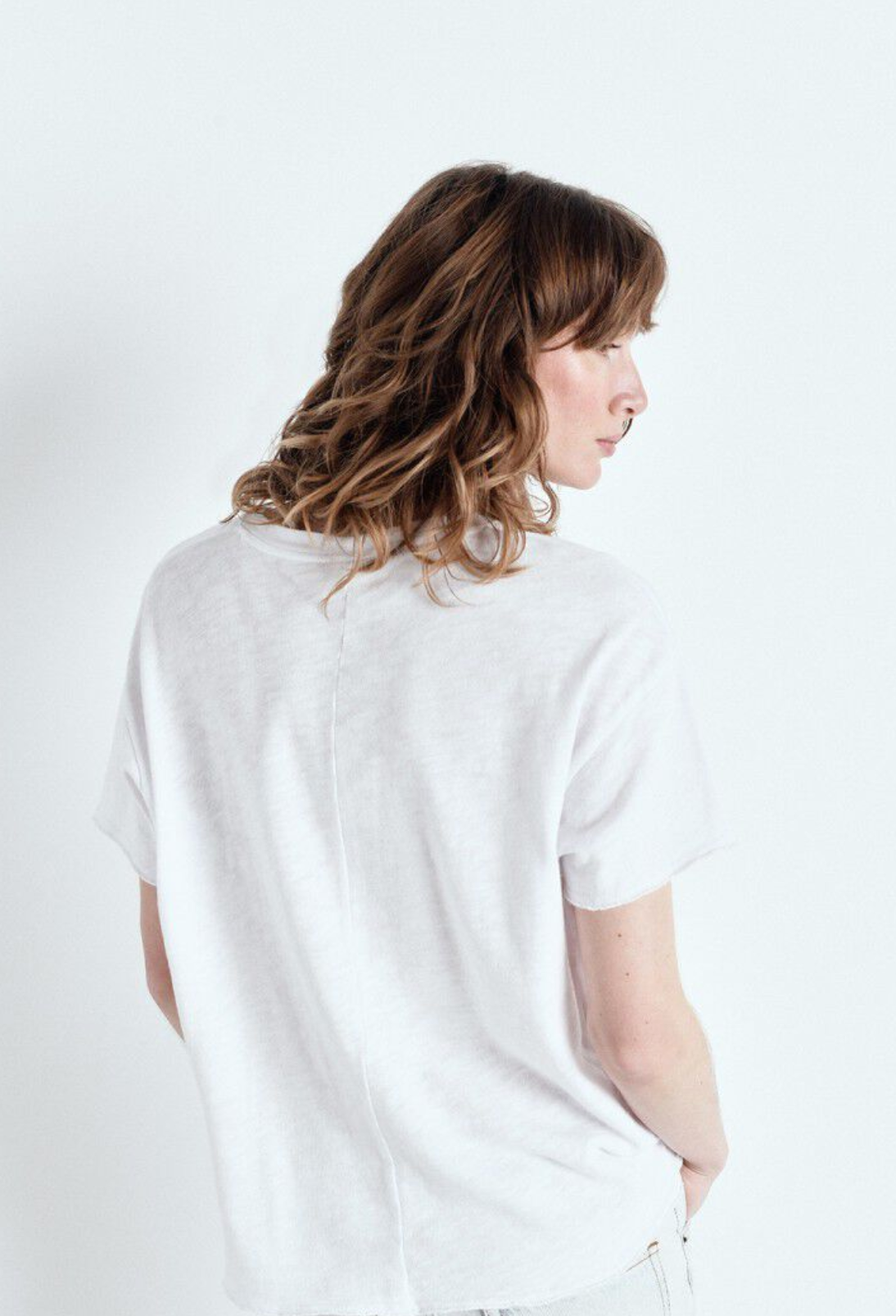 American Vintage Womens T-Shirt Sonoma - White