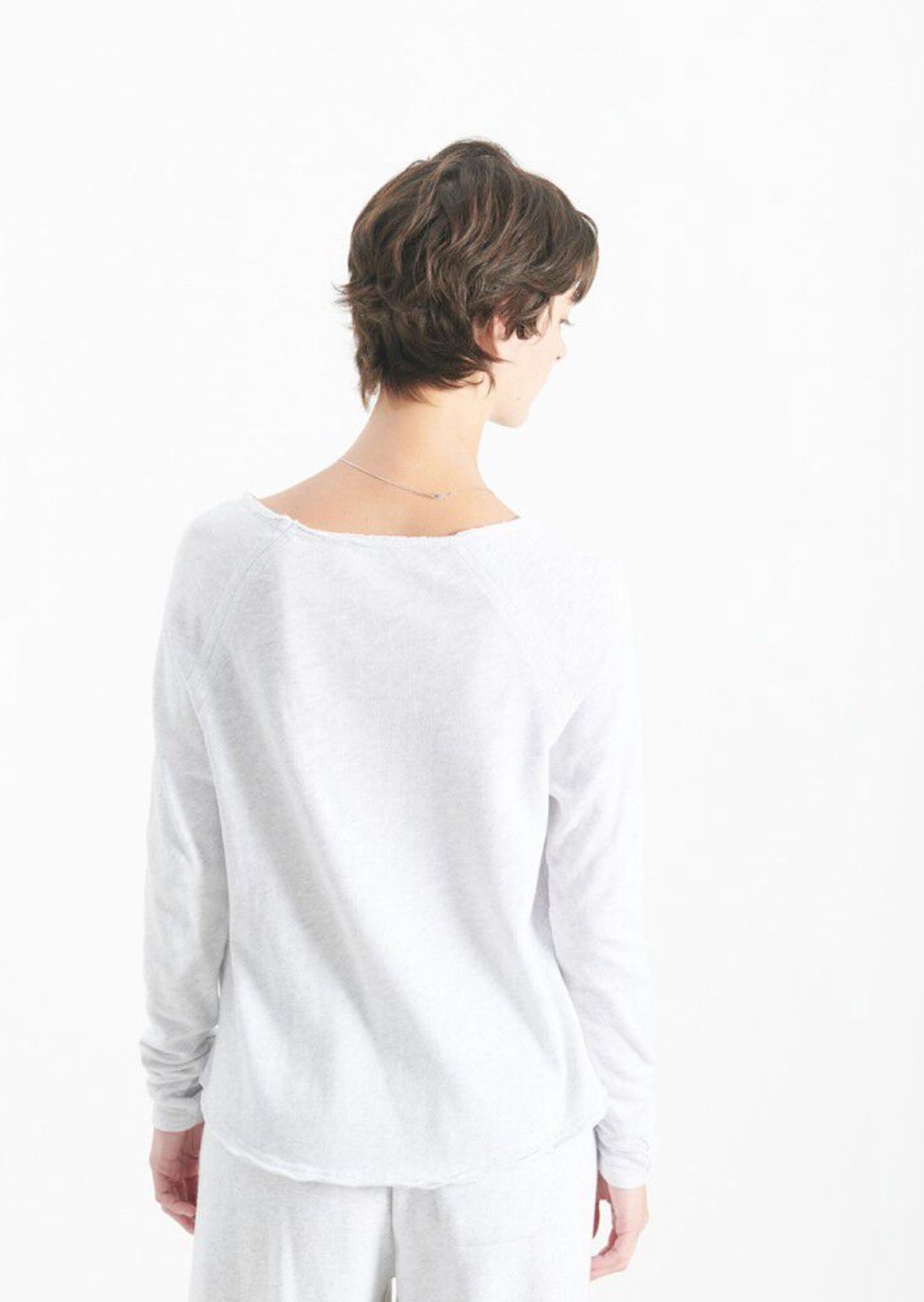 American Vintage Womens L/S T-Shirt Sonoma - Artic Melange