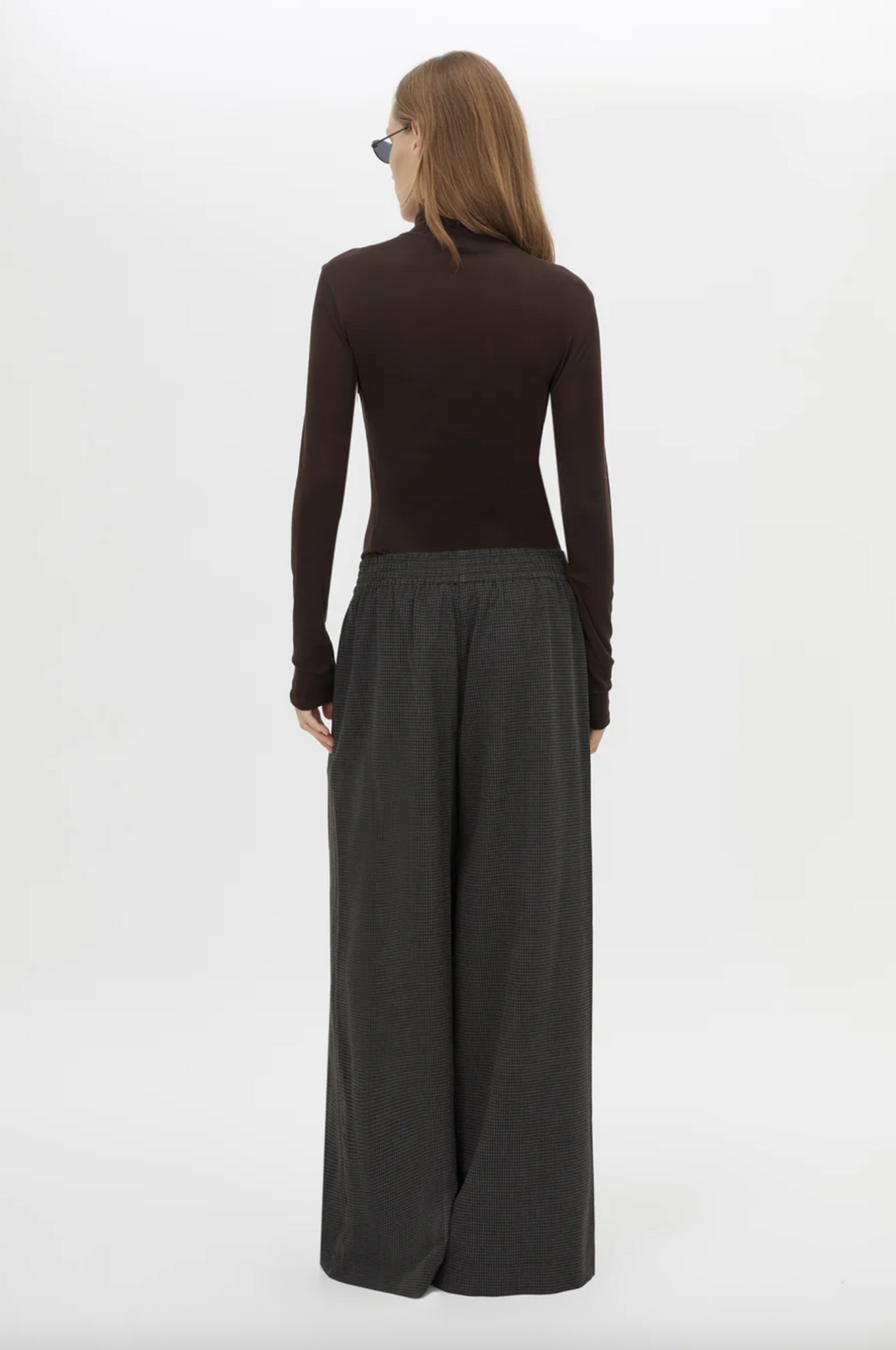 Camilla and Marc Genre Gingham Pant - Steel