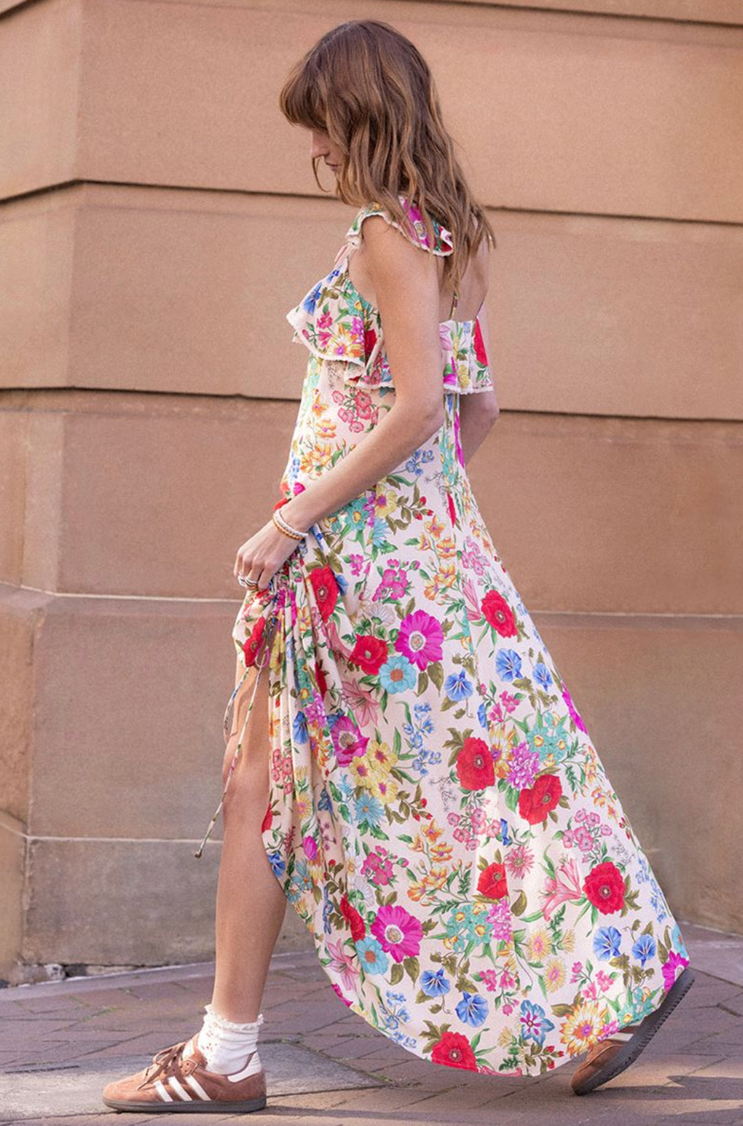 Spell Valley Of The Dolls Strappy Gown - Opal