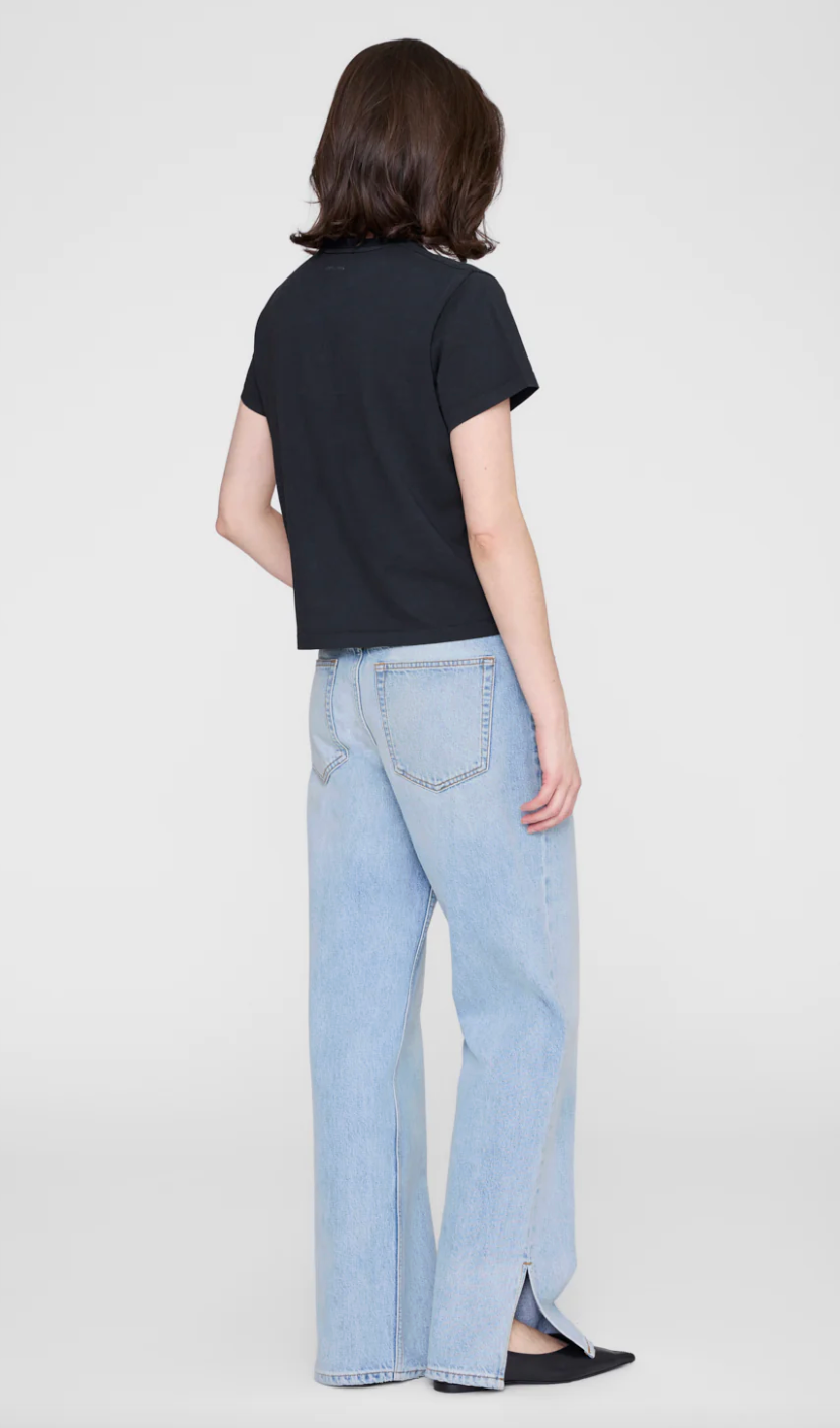 Anine Bing Shelly Tee I see You I lobe you - Black