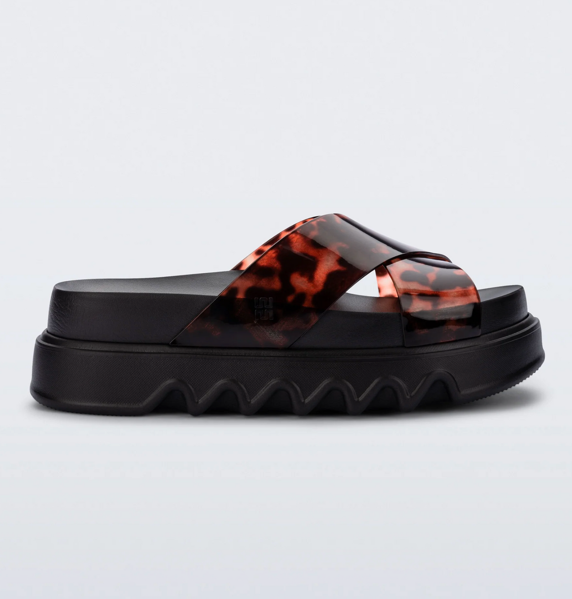 Melissa Cozy Cross Platform - Black / Tortoise