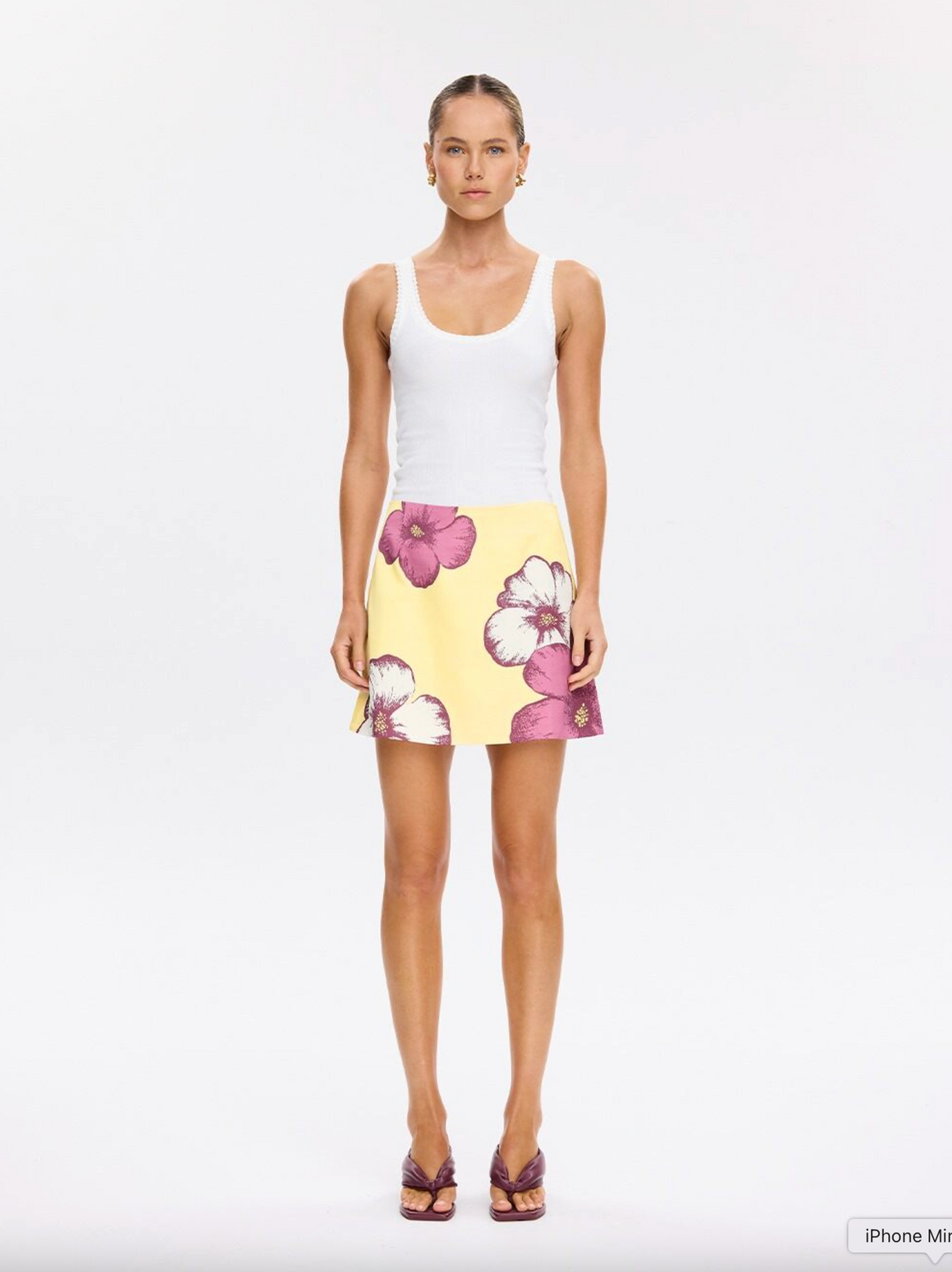Kivari Paros Mini Skirt - Butter