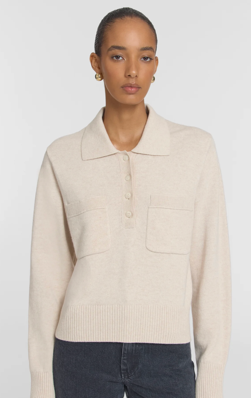 Viktoria & Woods Duplicity Knit - Oat Marle