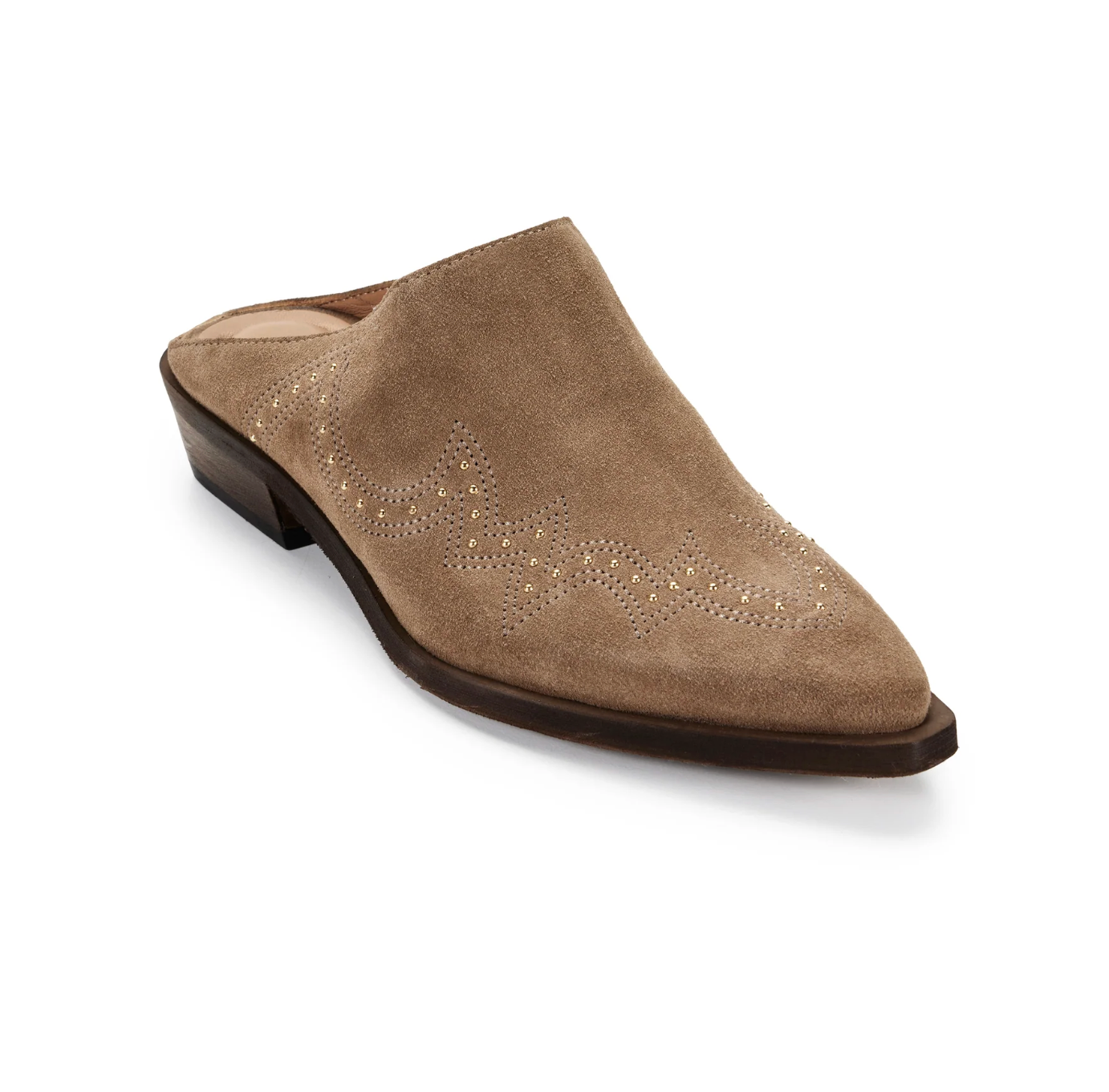 Estilo Emporio Les Marais Mule _ Camel Suede