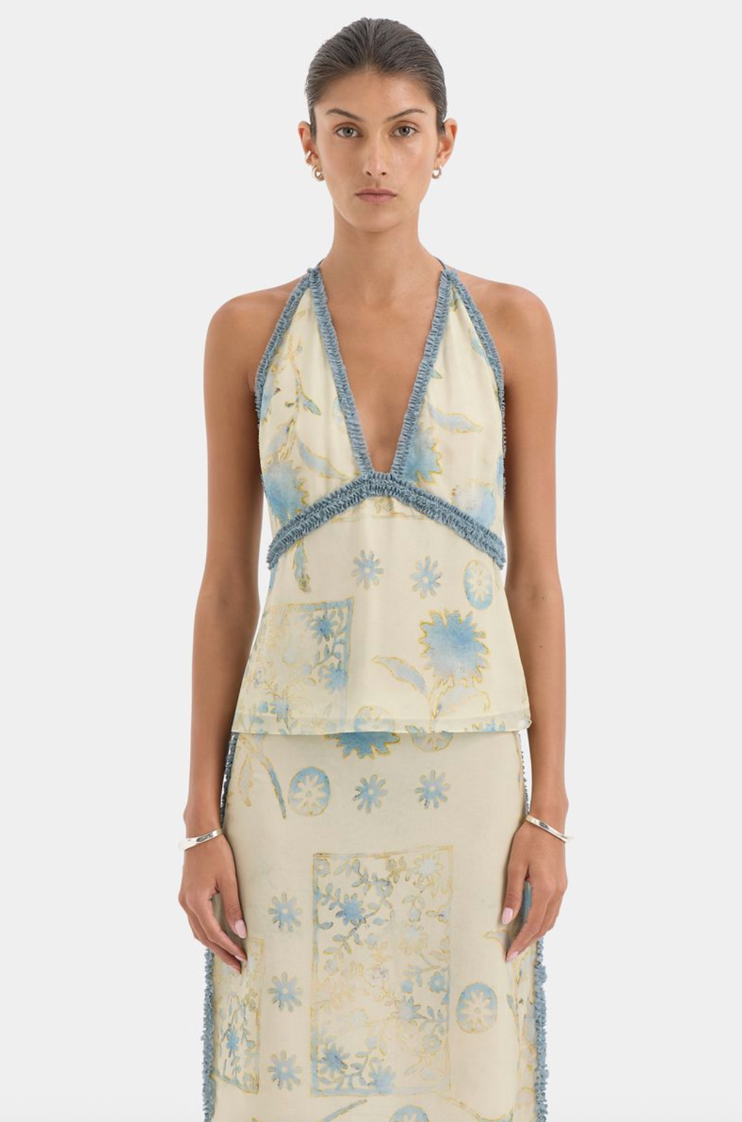 SIR. Cecile Halter Top - Eira Butter