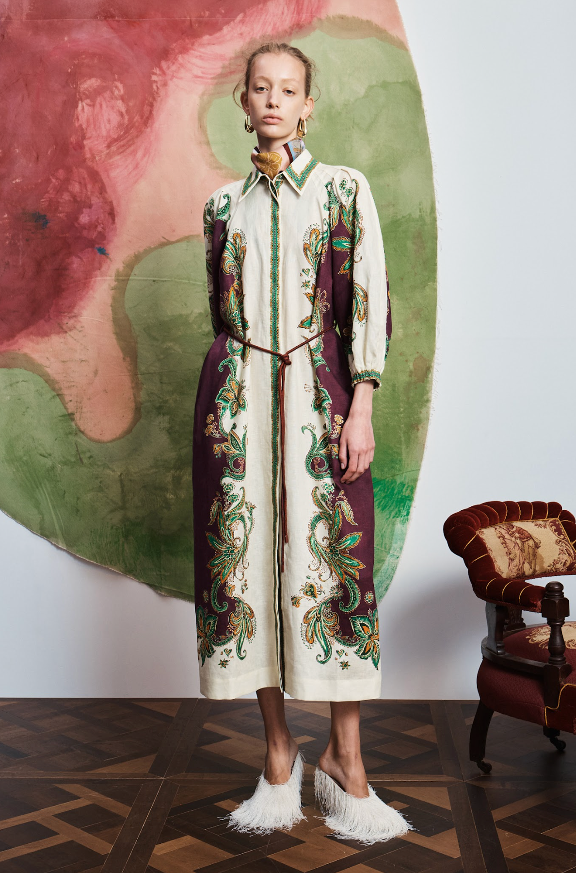 Alemais Ruthie Short Sleeve Shirtdress