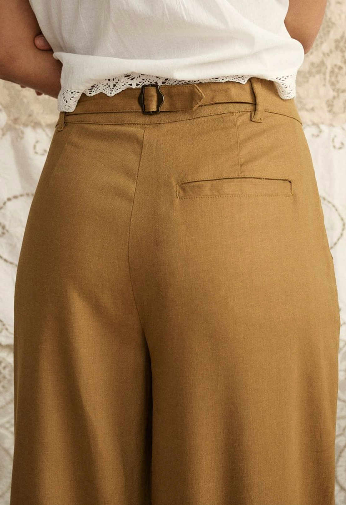 Spell London Pleated Pant - Tan