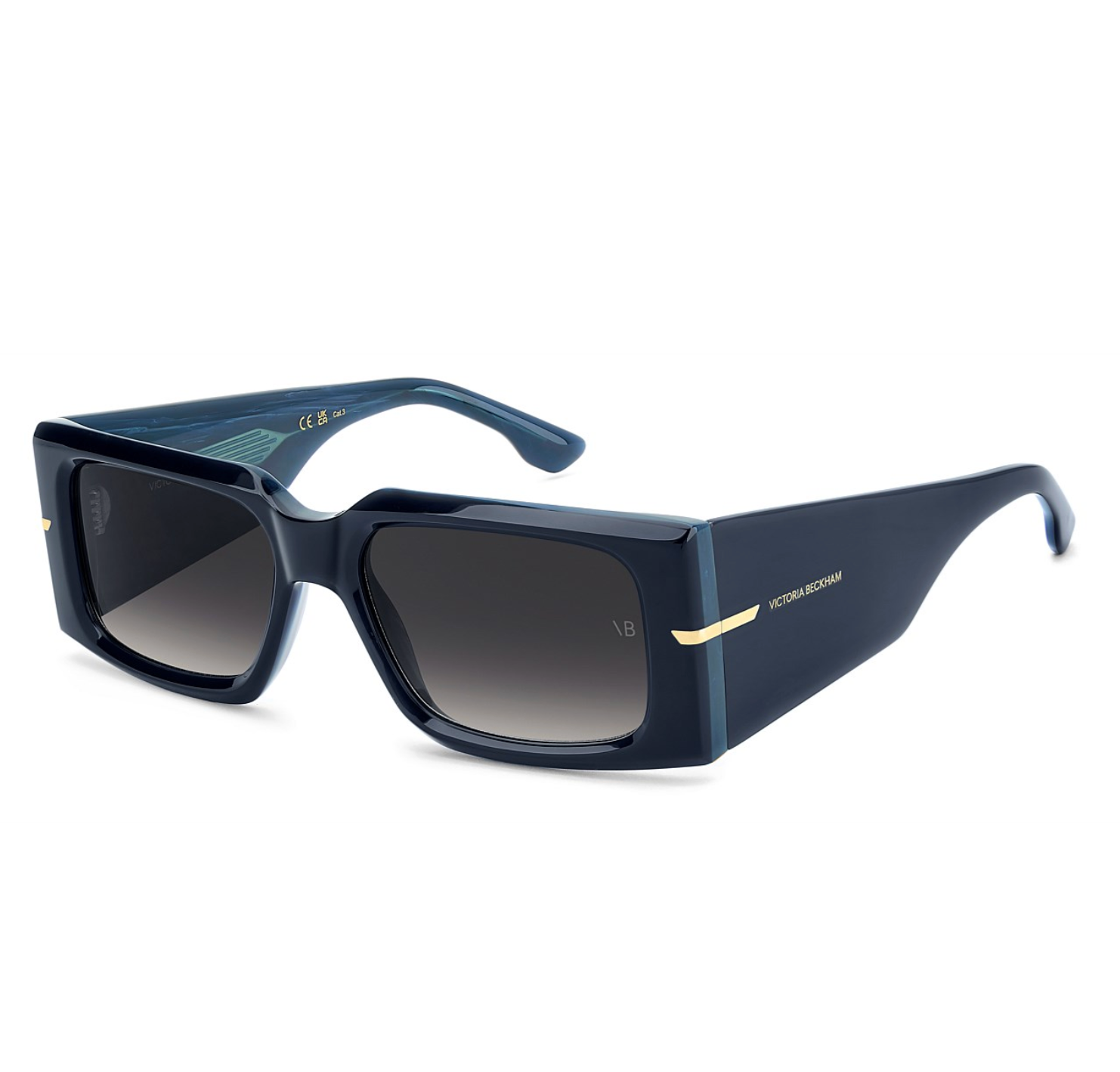 Victoria Beckham VB 7008/S MARBLE BLUE RECTANGULAR