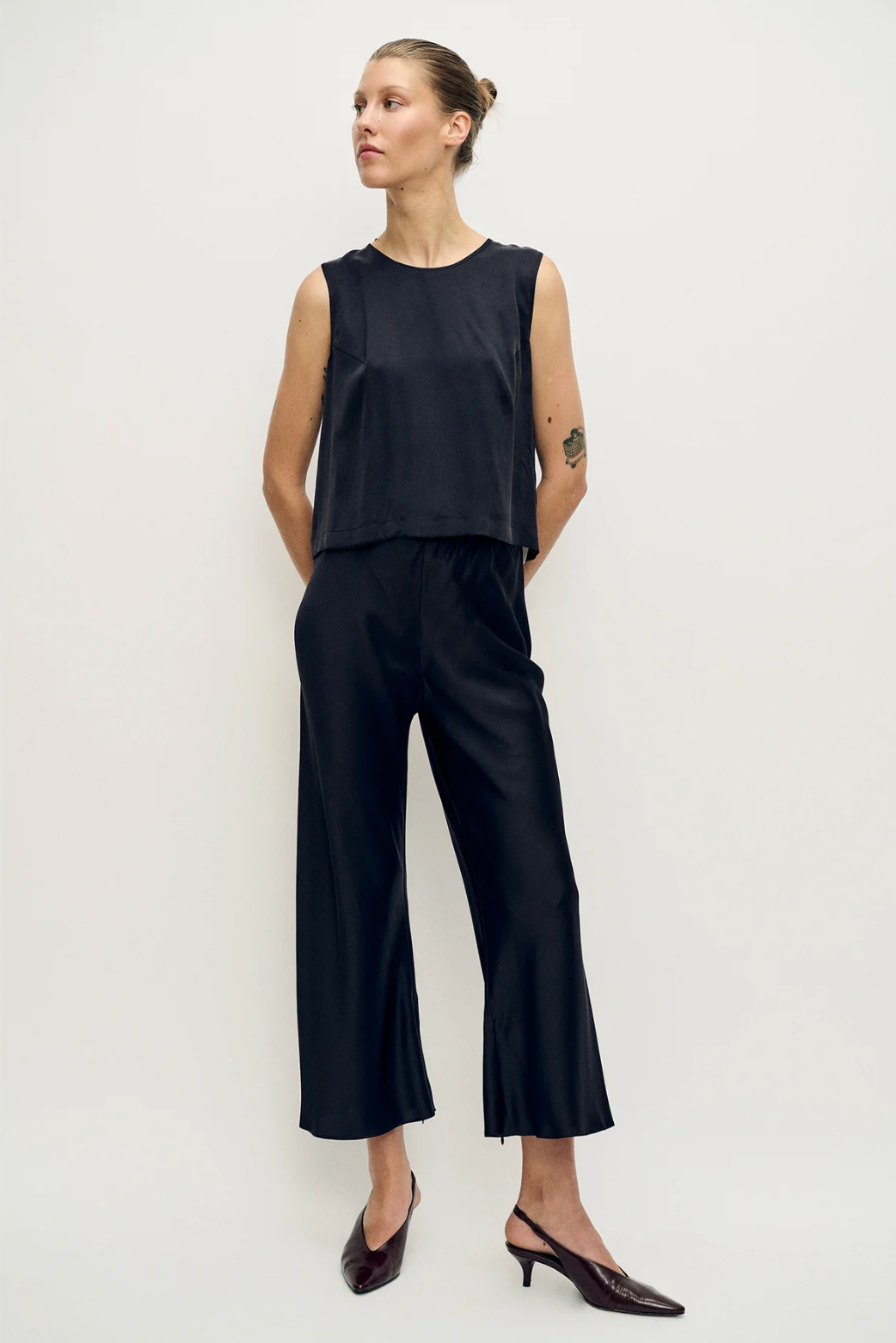 silk laundry black slip dress Silk Laundry Navy 90's Slip Dress Silk Laundry